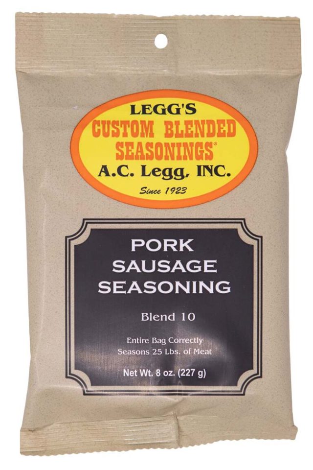 Ac Leggs Pork Sausage Seasoning 10 24 Case Price Pack Packaging