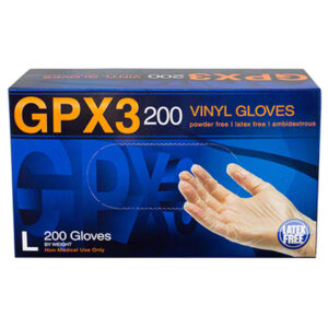 GPX3 Vinyl Gloves Small