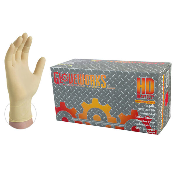 ILHD Gloveworks HD Latex Industrial Glove Xlarge