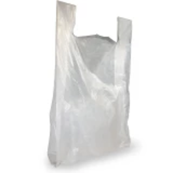Opaque White, 2-lb. 4-1/4" x 13-1/2", No Printing - CLARITY Poly Bags