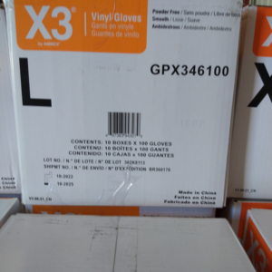 GPX3 Vinyl Gloves Large