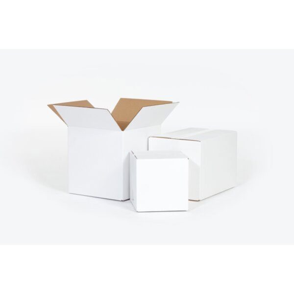 12-1/4 x 9-1/4 x 6-1/4 White Stock Box