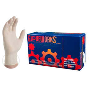 TLF Gloveworks Latex Industrial Glove Xlarge